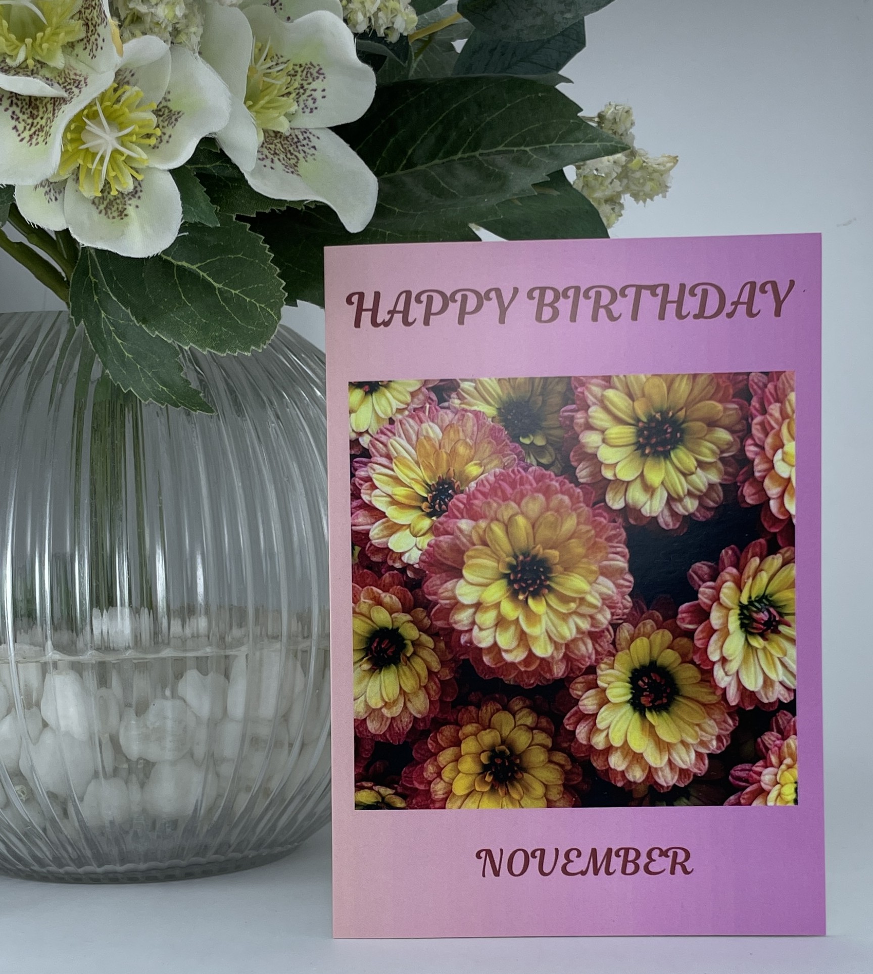 November Birth Flower Card - Image 2